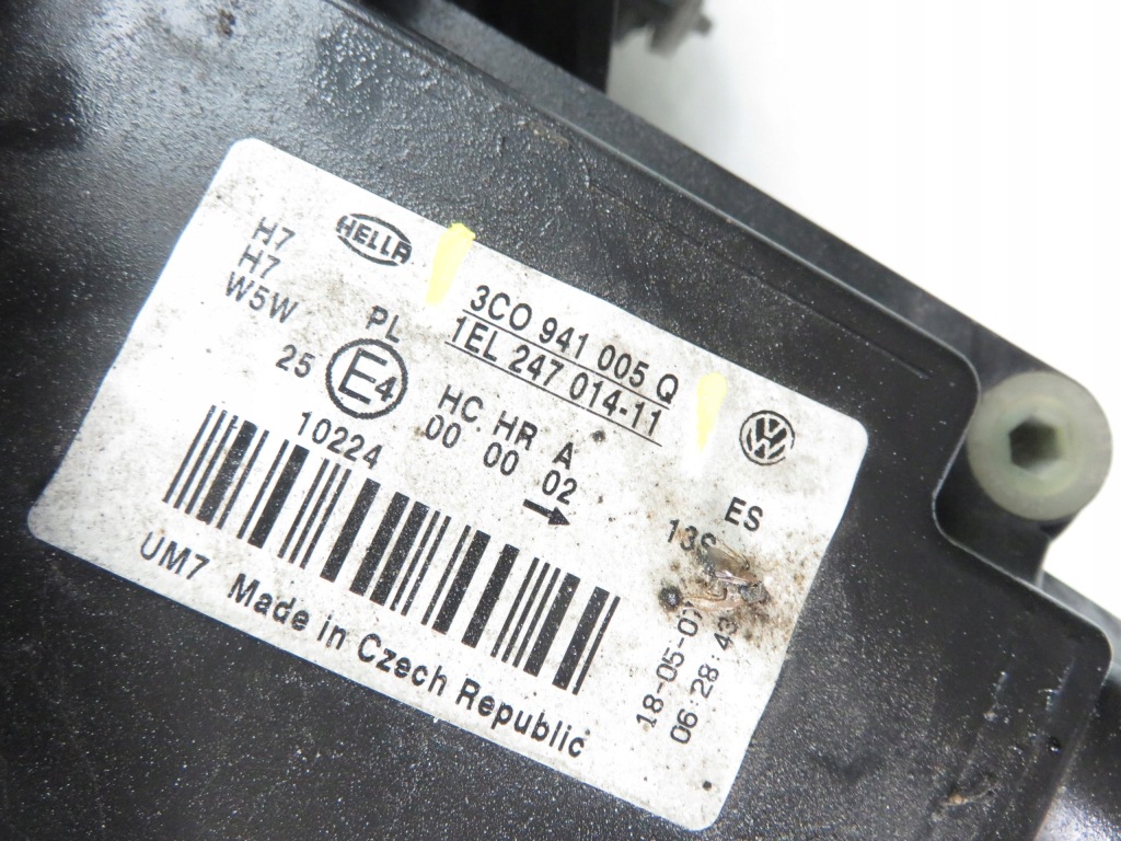 фото №7, Лампа левая передняя vw passat b6 3c0941005q