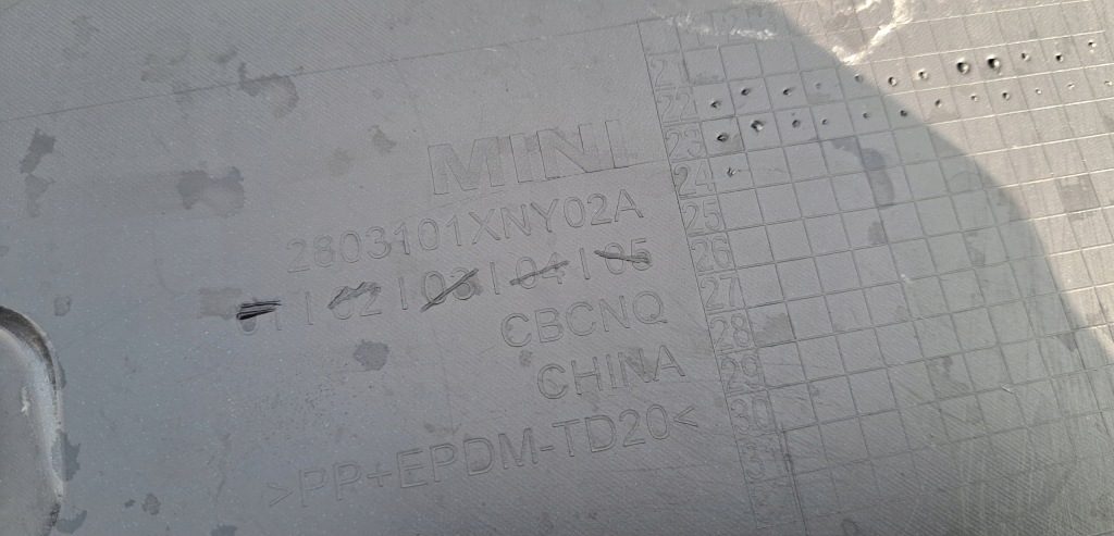 фото №10, Mini f65 f66 j01 electric бампер перед передний полный хороший 2803101xny02a