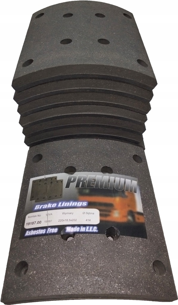 фото №1, Renault magnum premium накладки тормоза łódź