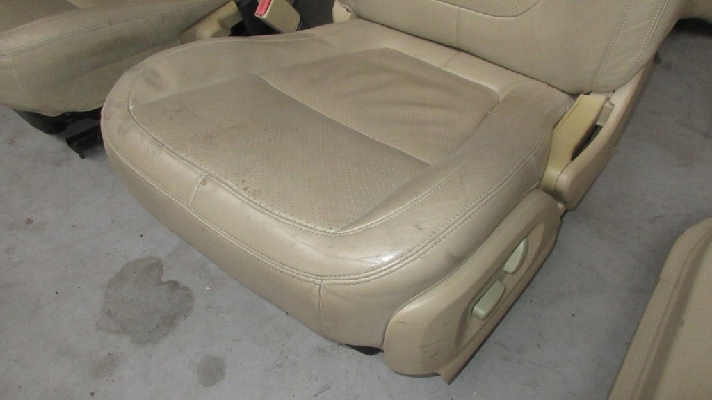 фото №5, Jaguar xf x250 сидіння лівий передній перед заднє сидіння правий бежеві шкіра комплект