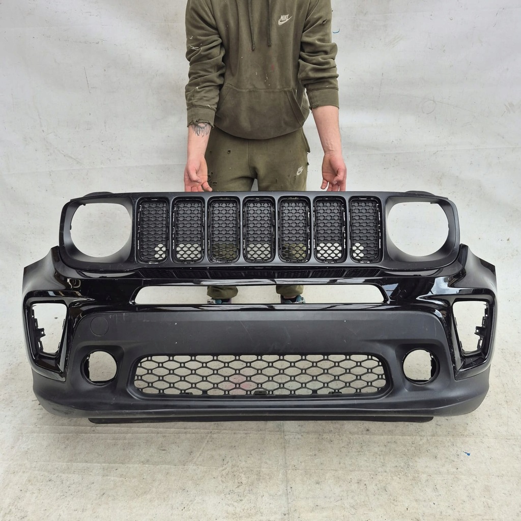 фото №1, Jeep renegade lift 2018- бампер перед передний решётка радиатора 52100413