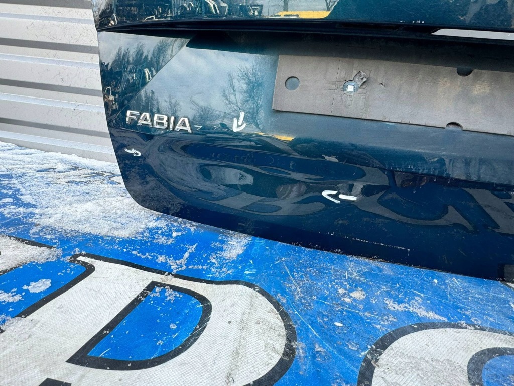 фото №7, Skoda fabia iii kombi крышка багажника задняя 6v9827159b