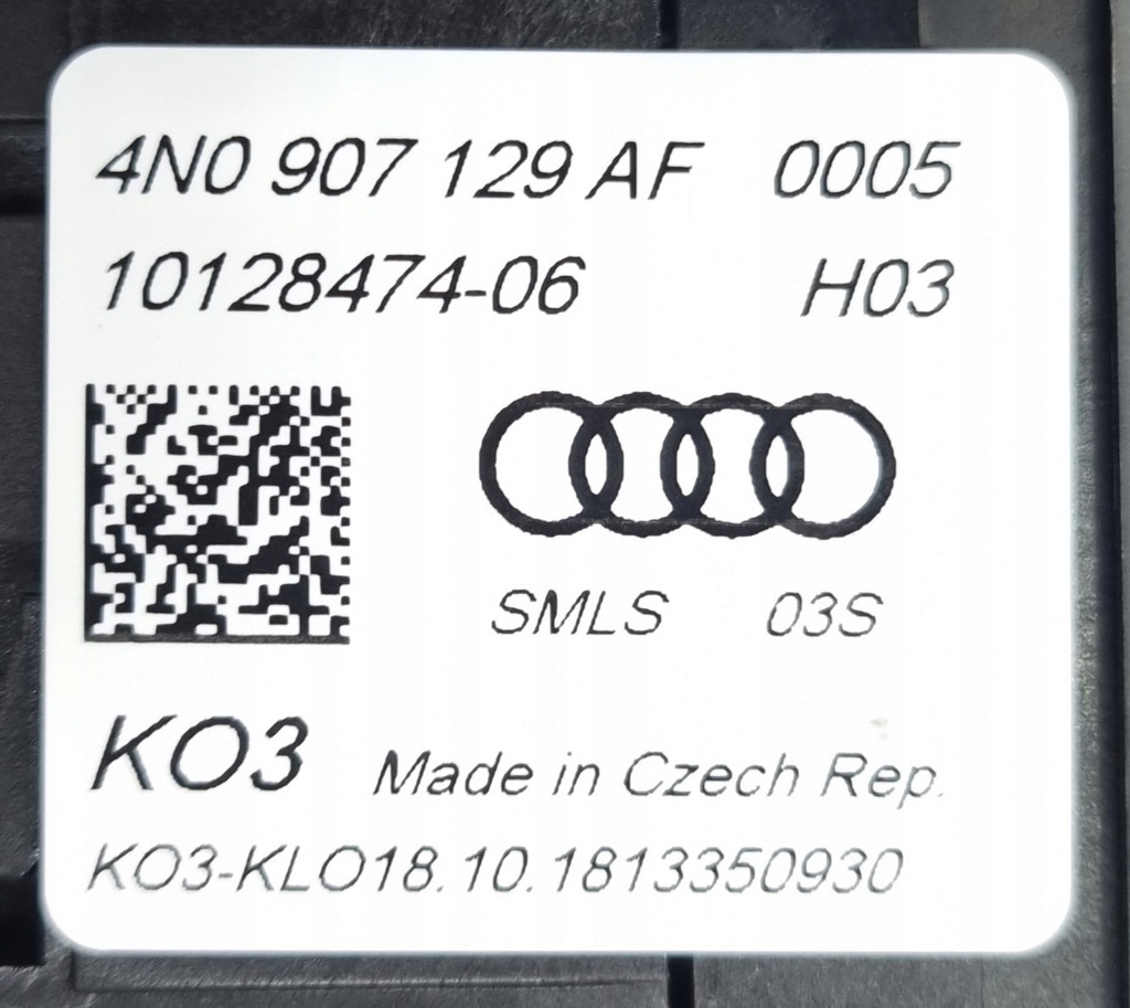 фото №10, Перемикачі стрічка acc audi 4n0907129af