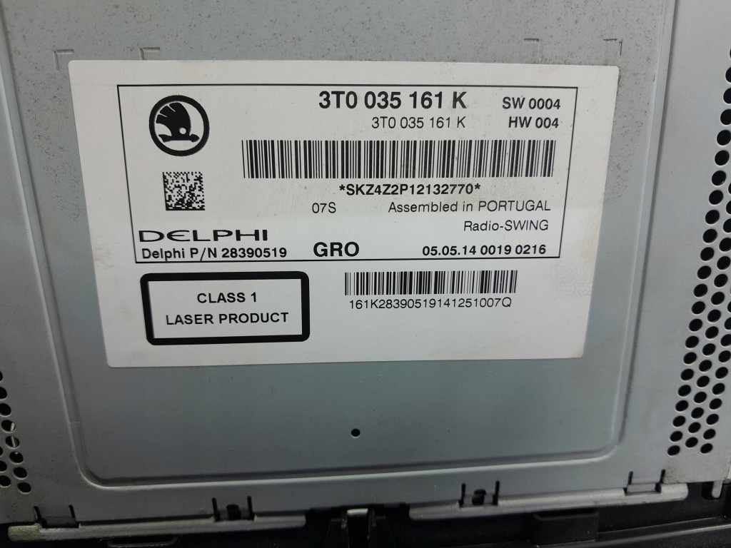 фото №5, Skoda superb ii lift радио радиопроигрыватель дисков cd 3t0035161k