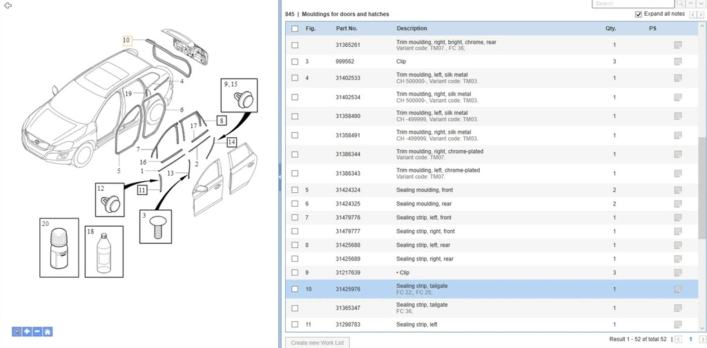 фото №5, Volvo xc60 2011 уплотнители