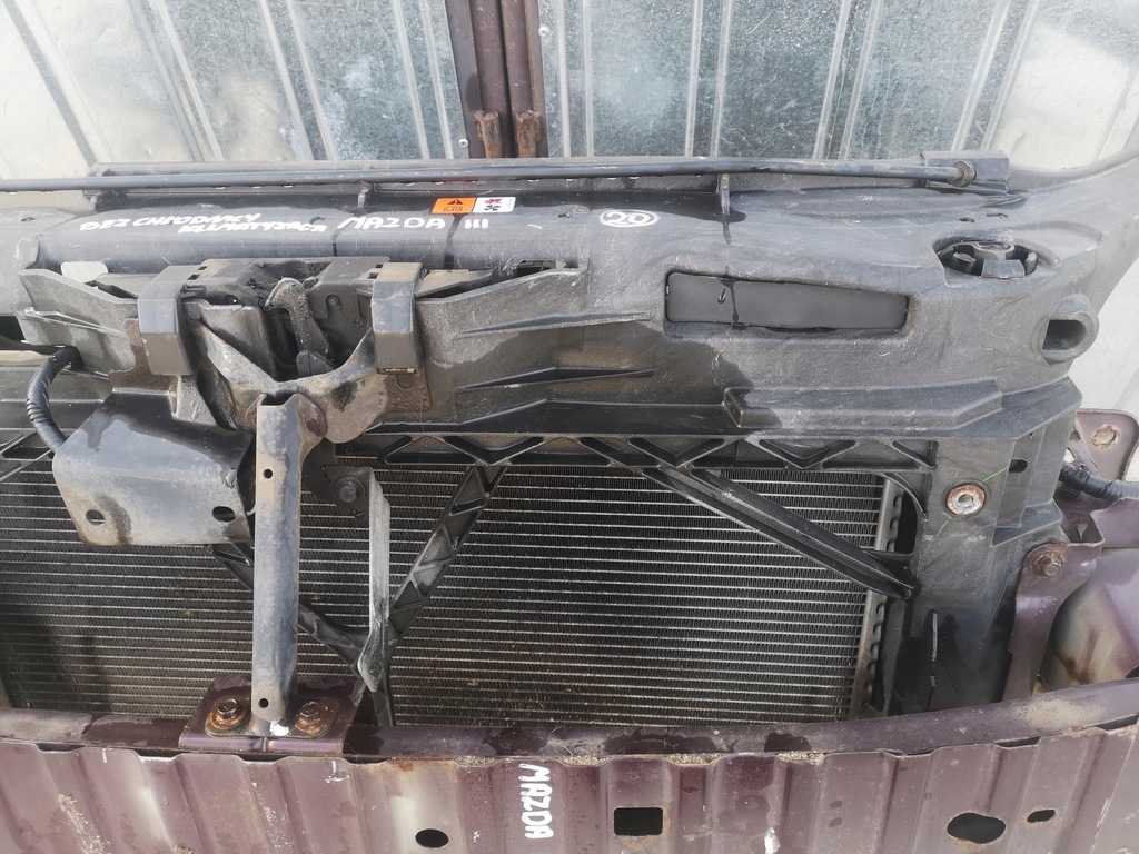 фото №7, Pas передний балка радиатор вентилятор mazda 3 bk lift 06-09 hb бензин