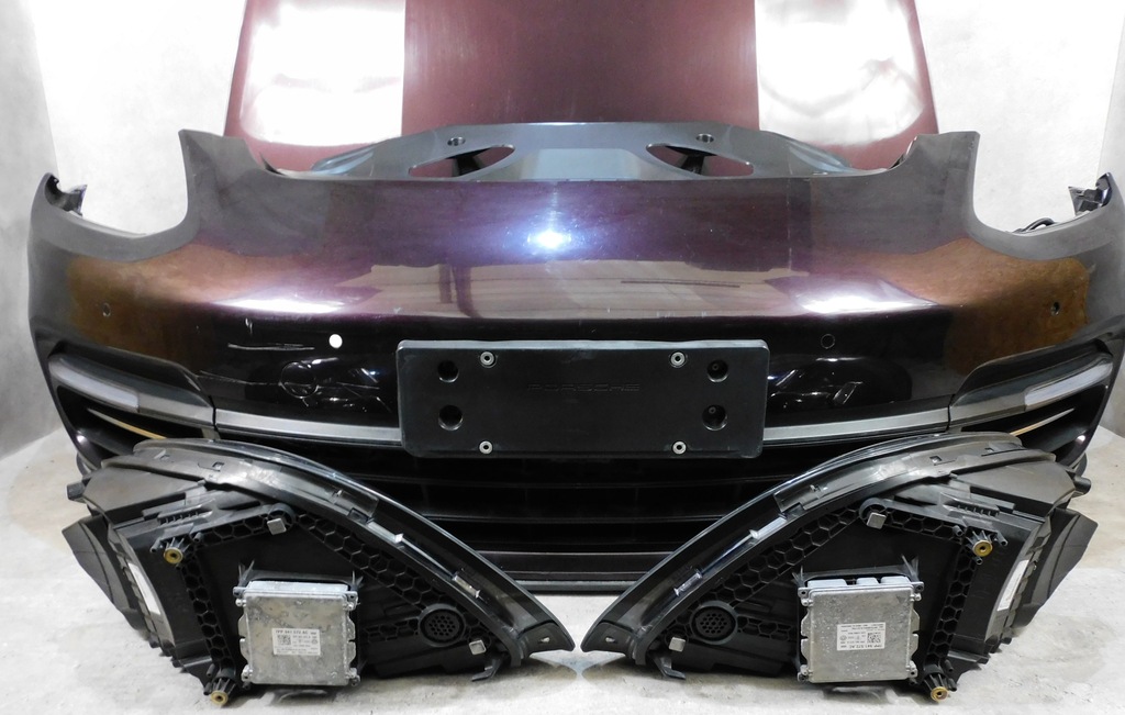 фото №12, Porsche panamera 971 kompletny перед капот лампи бампер pas full led