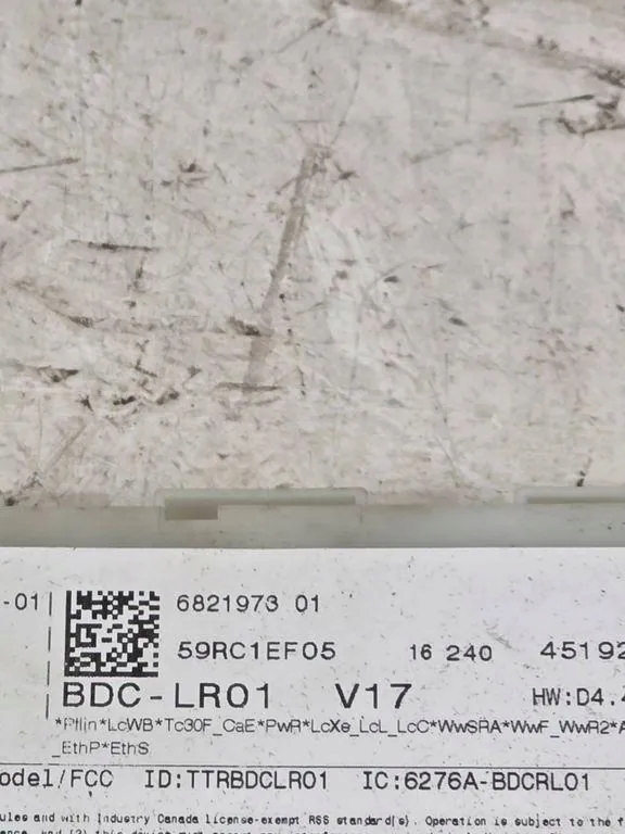 фото №1, Модуль комфорта bmw x5 f15, f85 6821973 3.0l дизель 190kw 2015