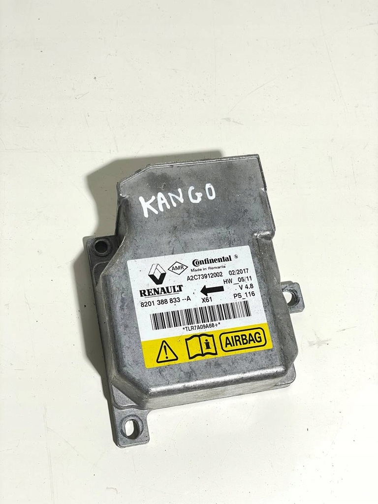 фото №1, Модуль датчик подушок подушка безпеки renault kangoo ii 2 lift - 8201388833a