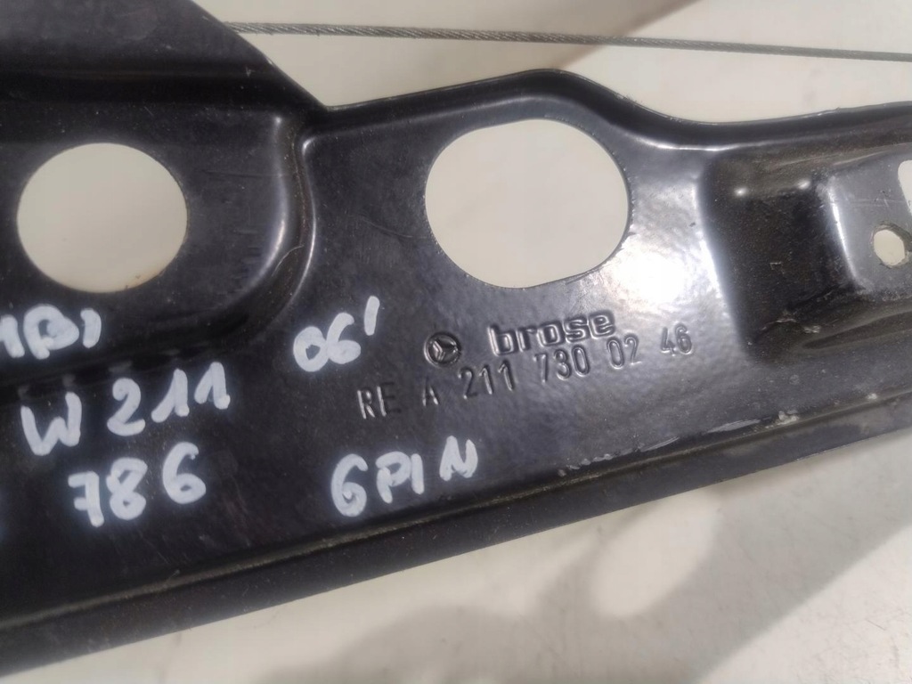 фото №4, Механізм підйомник скло правий задня mercedes w211 a2118202442