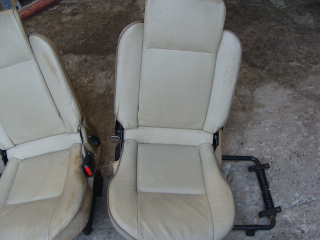 фото №3, Сидіння лівий правий 3 ряд шкіра land rover discovery 2 ii