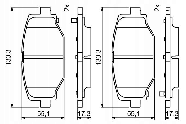 фото №8, Гальмівні колодки гальмівні fiat freemont 2.4 2011- 170km