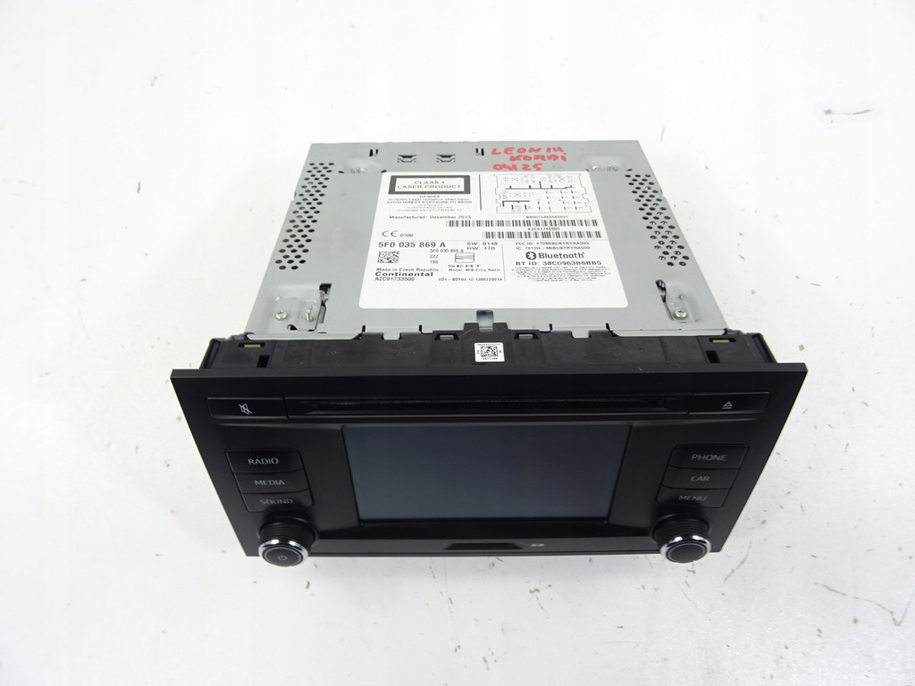 фото №1, Seat leon iii 3 kombi радио cd проигрыватель мультимедиа 5f0035869a