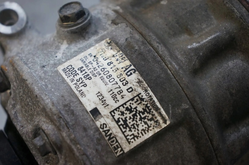 фото №7, Компрессор кондиционера vw sharan 7n seat alhambra 2.0 tdi 7n0816803d