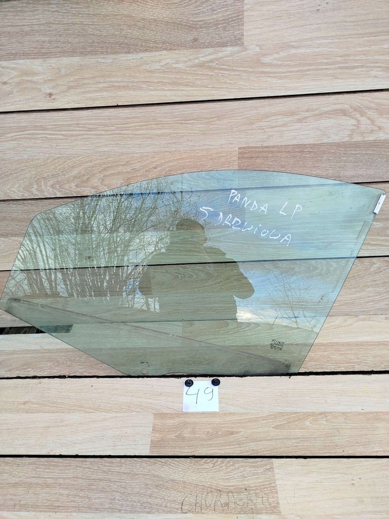 фото №1, Скло бічна двері лівий перед fiat panda ii 5d