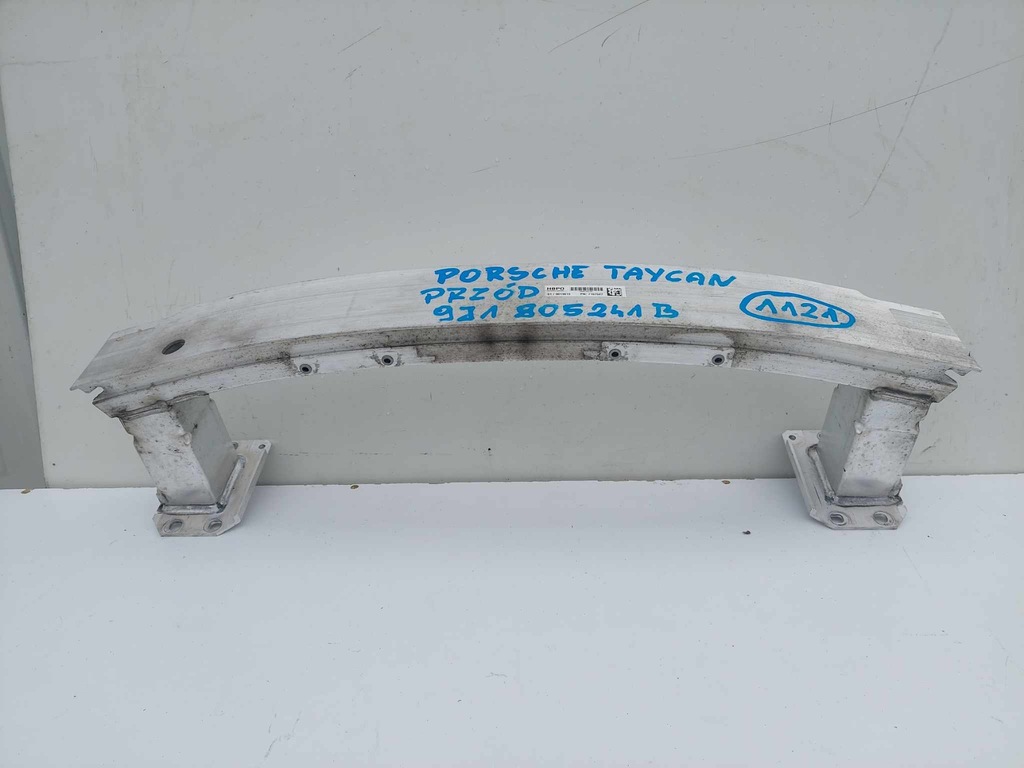 фото №6, Porsche taycan 9j1 балка бампера перед передняя