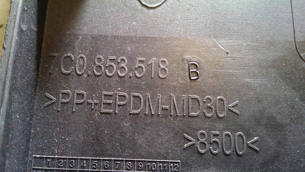 фото №9, Молдинг боковая правая vw crafter ii man 7c0853518b