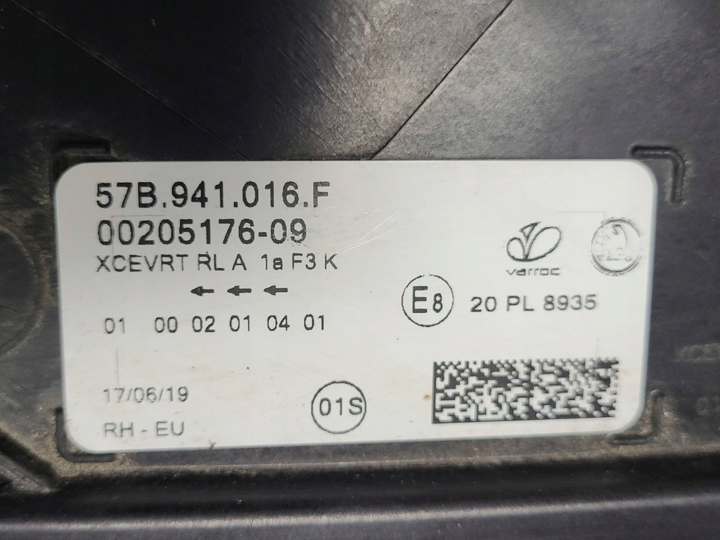 фото №12, Skoda karoq 57b 17-22 full led правая лампа передняя eu 57b941016f