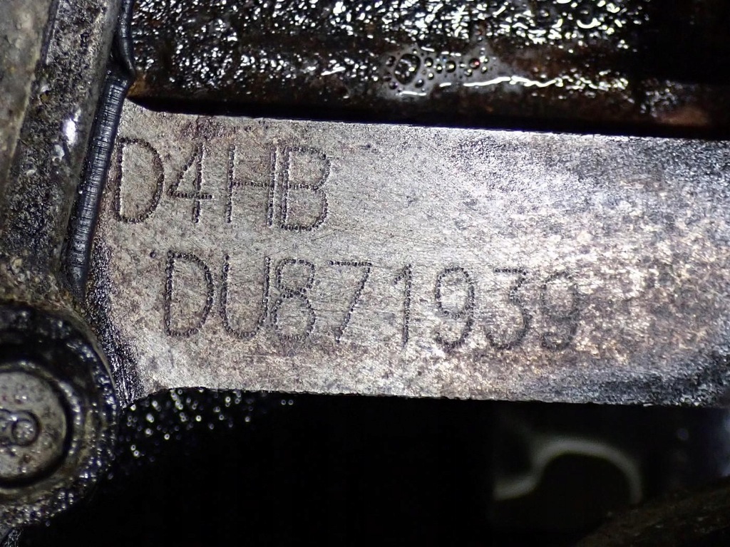 фото №9, Двигатель насос механическая коробка передач d4hb hyundai santa fe iii 2.2 crdi 197km euro 5 14r fv