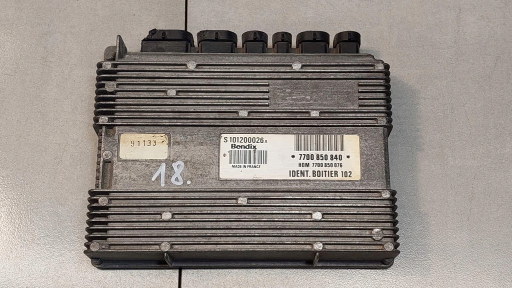 фото №1, Блок керування двигуна renault clio i 1.2 7700850840