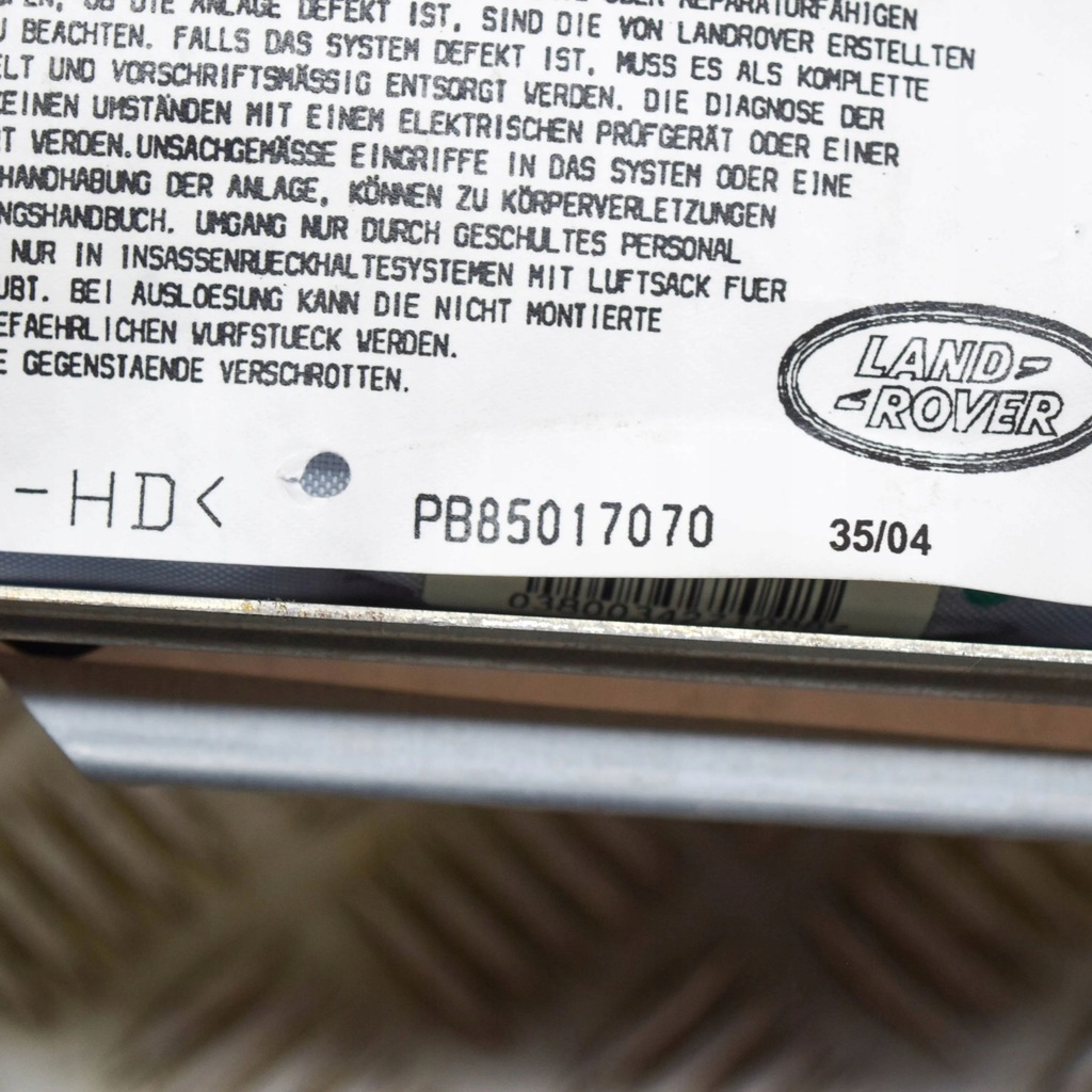 фото №6, Land rover discovery 3 - lr3 2005 подушка воздушная подушка безопасности пассажира