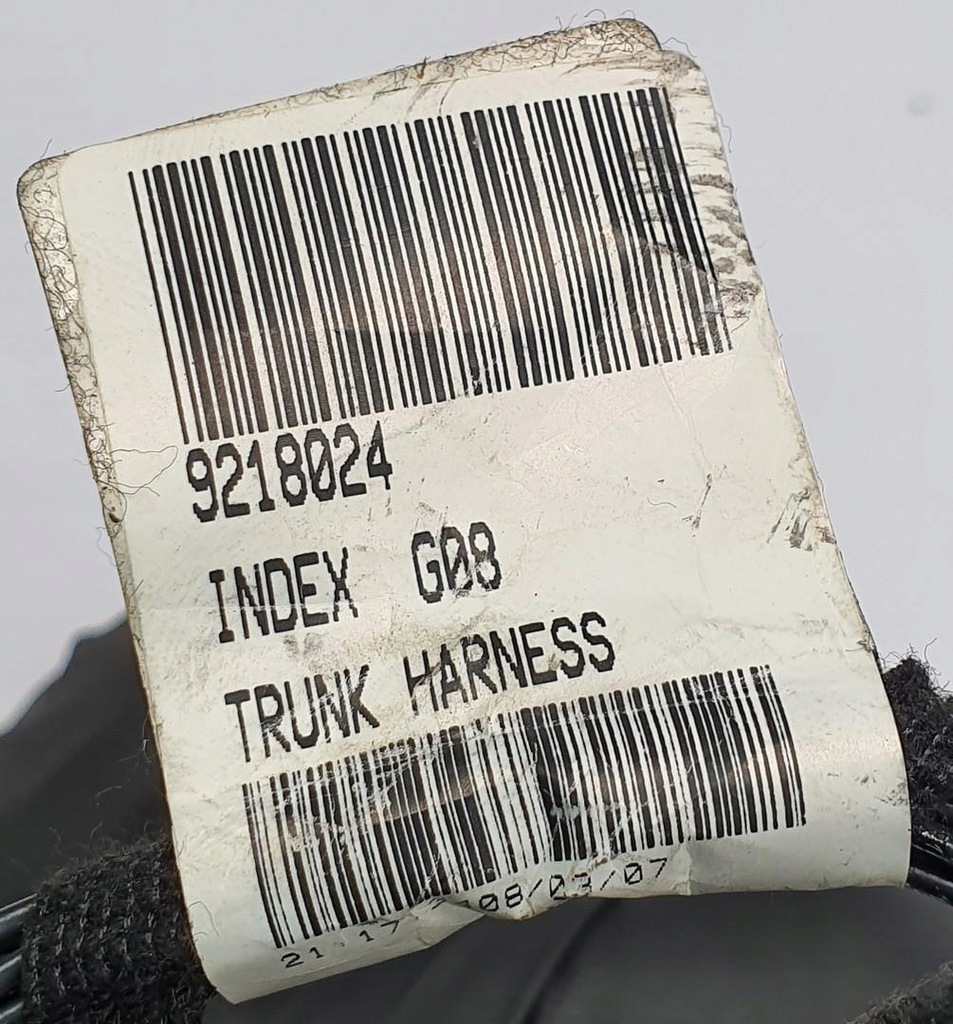 фото №7, Джгут електропроводка кришки багажника volvo c70 ii 9218024 9215293