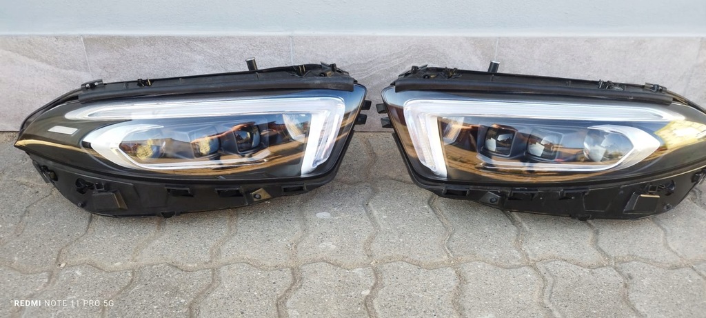 фото №1, Mercedes a 177 full led multibeam ! комплект лампа całe 1 модуль