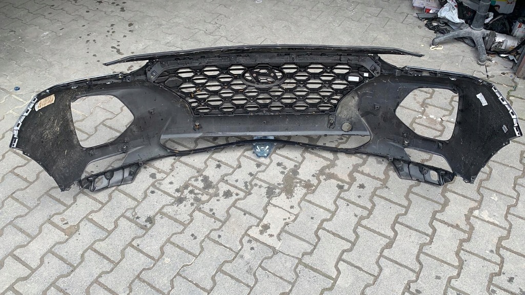 фото №7, Hyundai santa fe 2019- бампер перед передний