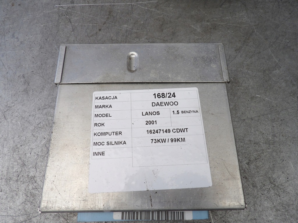 фото №1, Daewoo lanos i бортовой компьютер, блок управления 16247149