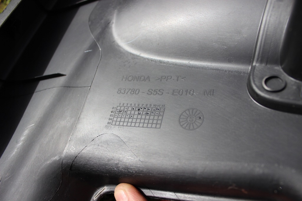 фото №6, Honda civic vii 2003 r 3d -оббивка обшивка лівий 83780-s5s-e010-m1