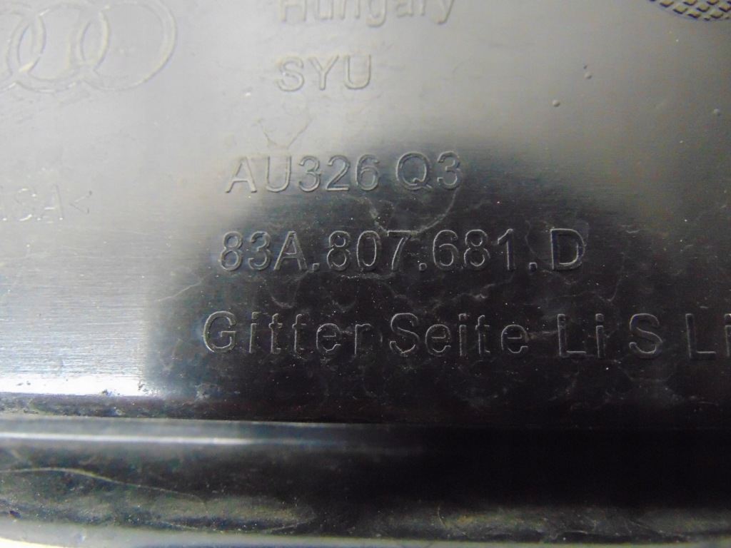 Решітка w бампер права audi q3 ii 83a807681d Доставка