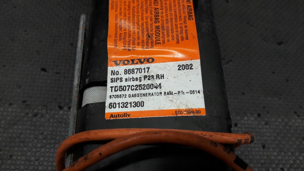 фото №9, 8687017 подушка воздушная volvo s80