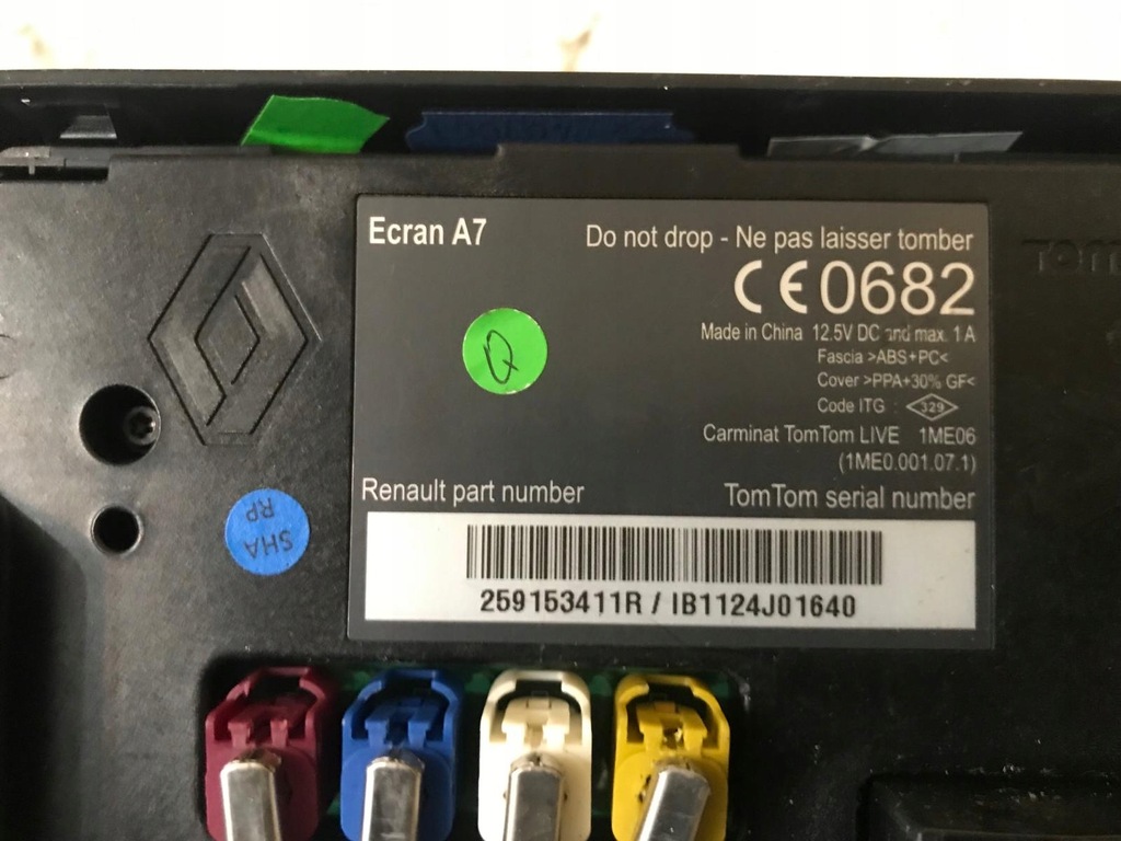 фото №5, Дисплей renault megane iii 259153411r