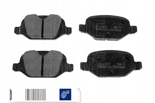 фото №10, Blue print adl144205 гальмівні колодки гальмівні