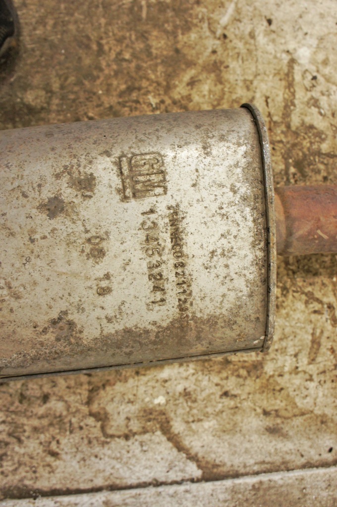 Pl022 opel astra k v 1.0i гаситель средний выхлоп 13453241 в Украине