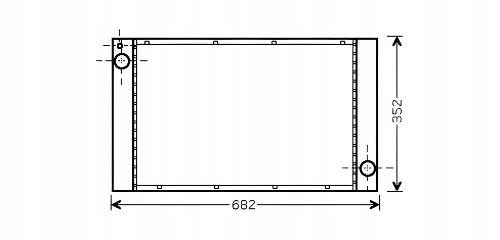 фото №1, Diederichs dcm1582 радиатор, система охлаждение двигателя