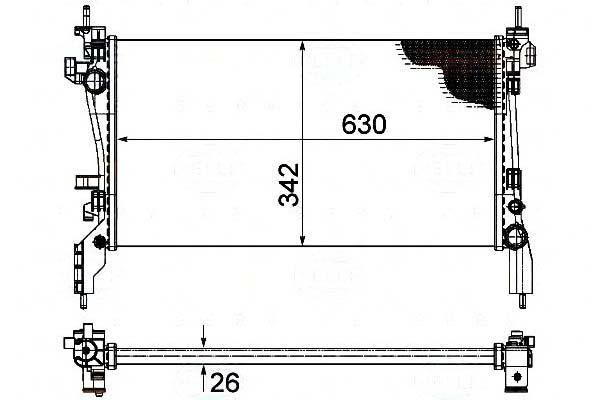 фото №1, Mahle 9f8411 fiat fiorino / qubo 1.3d