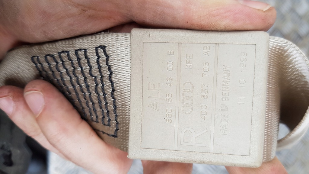 фото №6, Audi a8 d2 pas безпеки правий перед