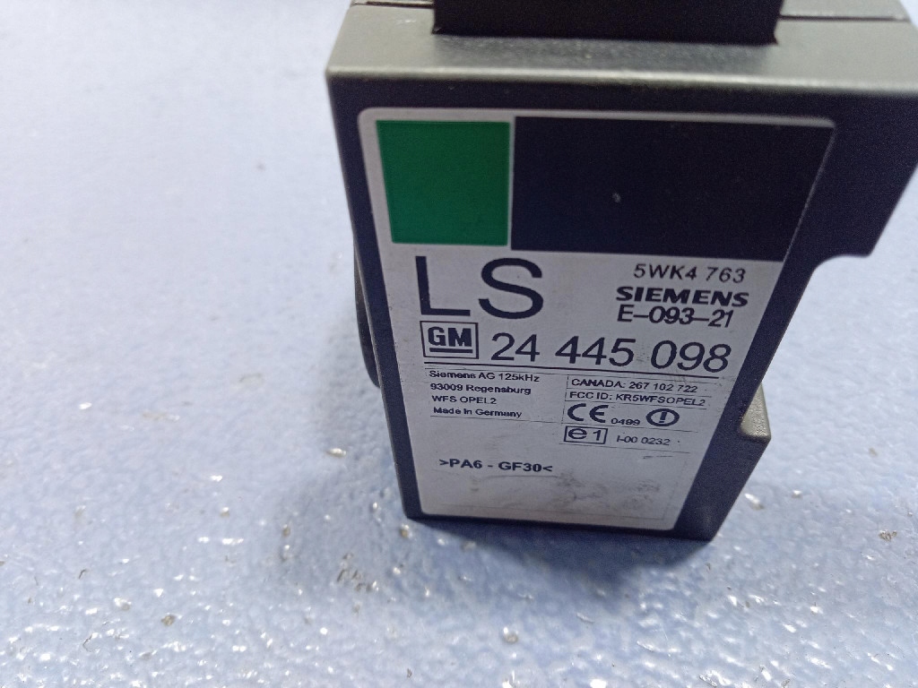 фото №7, Zafira a astra g 2.0 turbo z20let блок управления набор стартовый 55352933