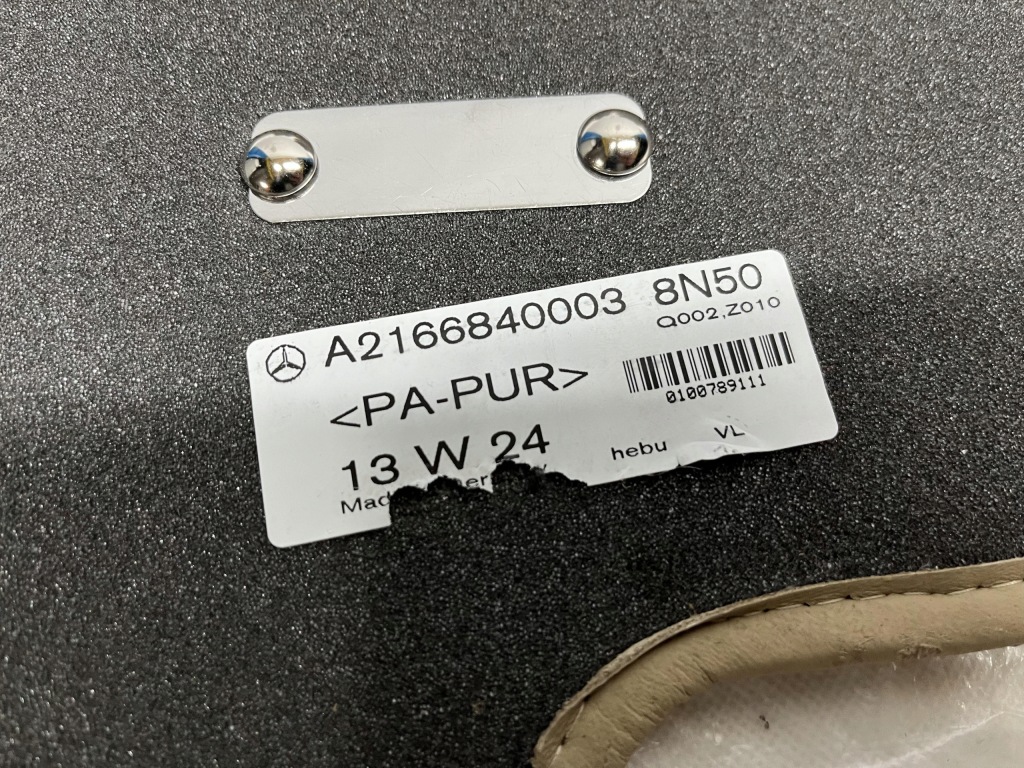 Купить Mercedes w216 cl600 v12 коврики оригинальные новая