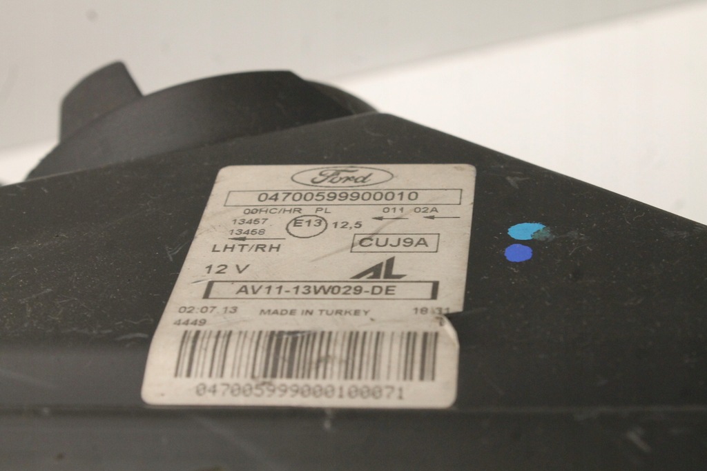 фото №13, Ford b-max 2012r- фара правий лампа права передня перед