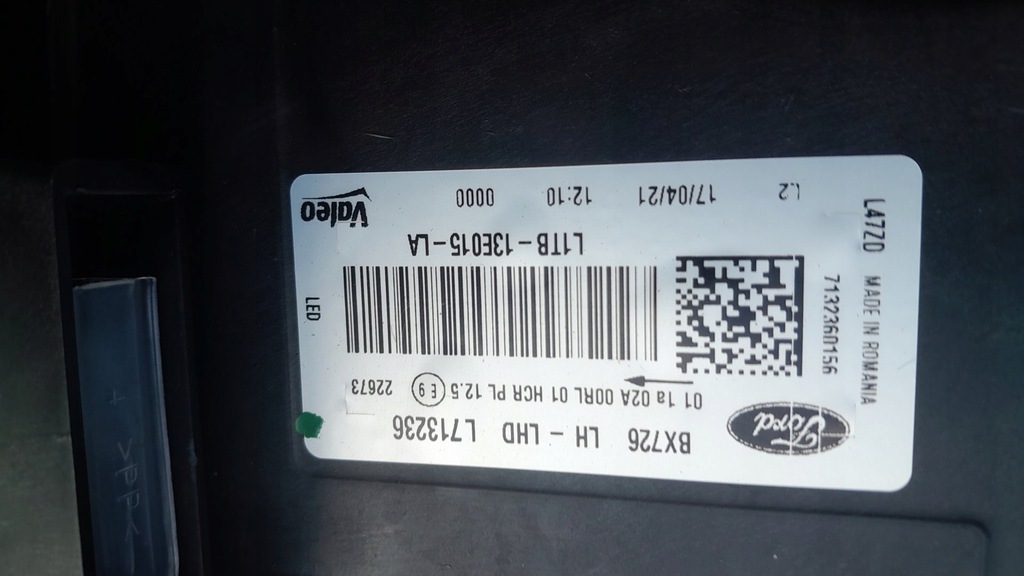 фото №6, Лампа ліва перед ford puma mk2 full led idealna!