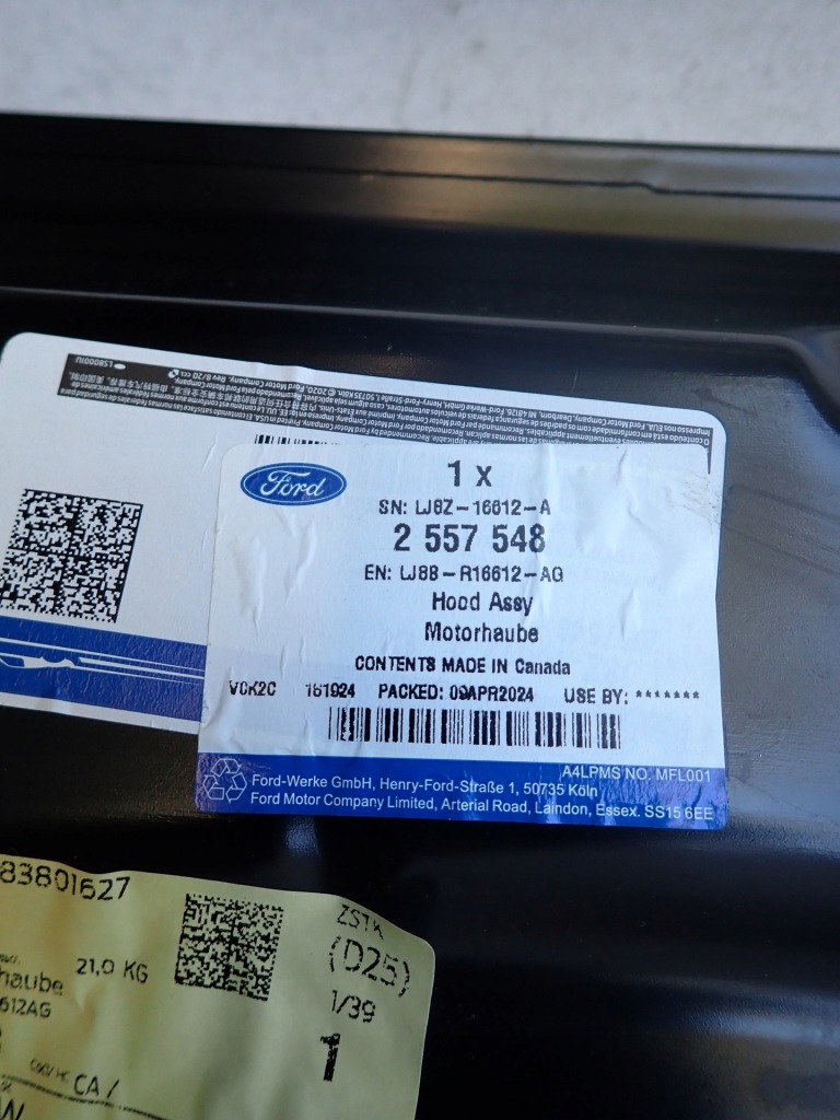 Купити Нова капот кришка двигуна ford mustang mach e cgw 2020- lj8b-r16612-ag