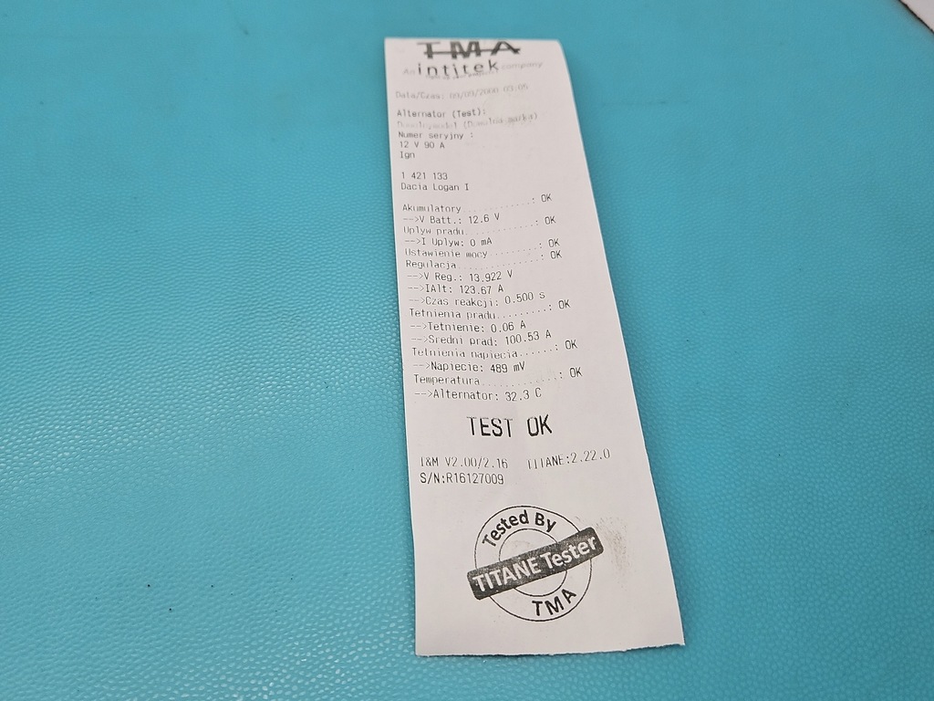 фото №8, Генератор dacia logan i 05-14 0124415041 820066040b 1.6 8v