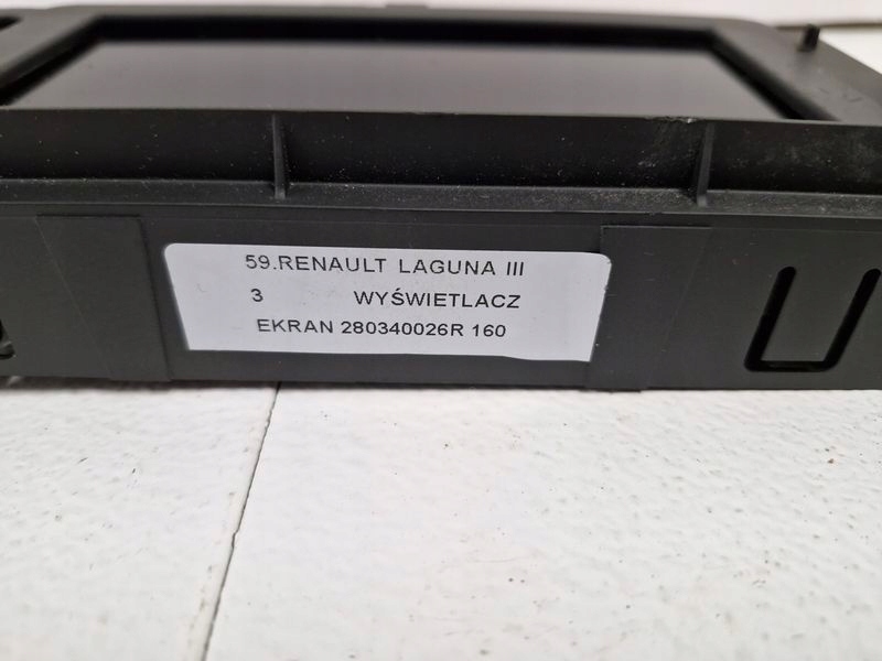 фото №6, Renault laguna 3 iii дисплей екран монітор 280340026r