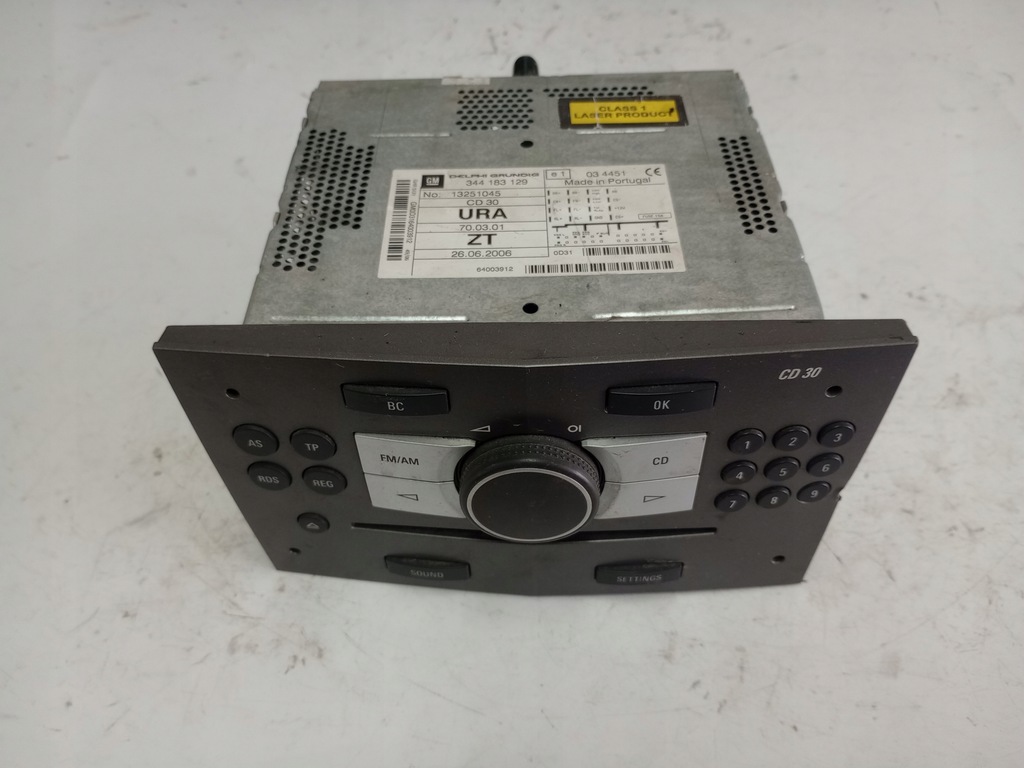 фото №4, Opel astra h радио cd 13251045 europa