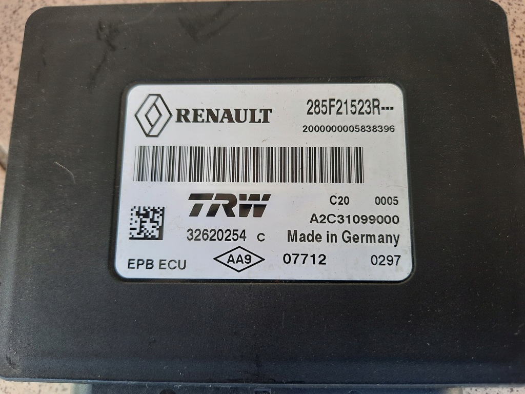 фото №1, Модуль гальма ручного scenic iii 3 285f21523r