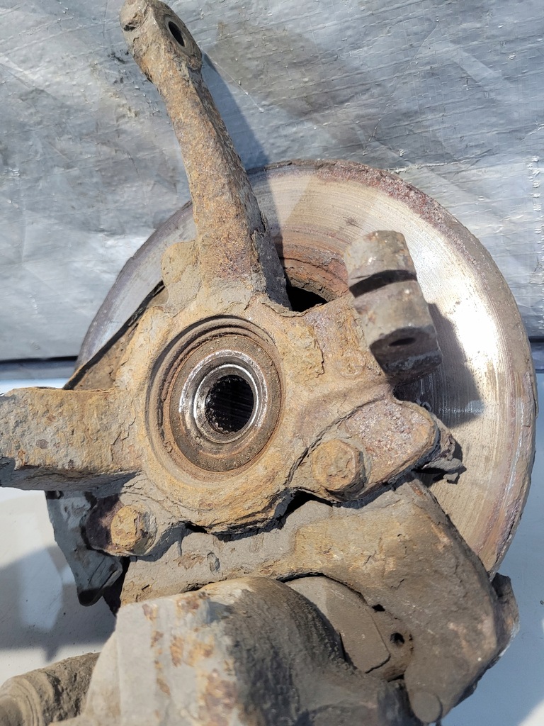 фото №12, Амортизаторна стійка амортизатор поворотний кулак супорт правий перед fiat panda ii 04r. 1.1b