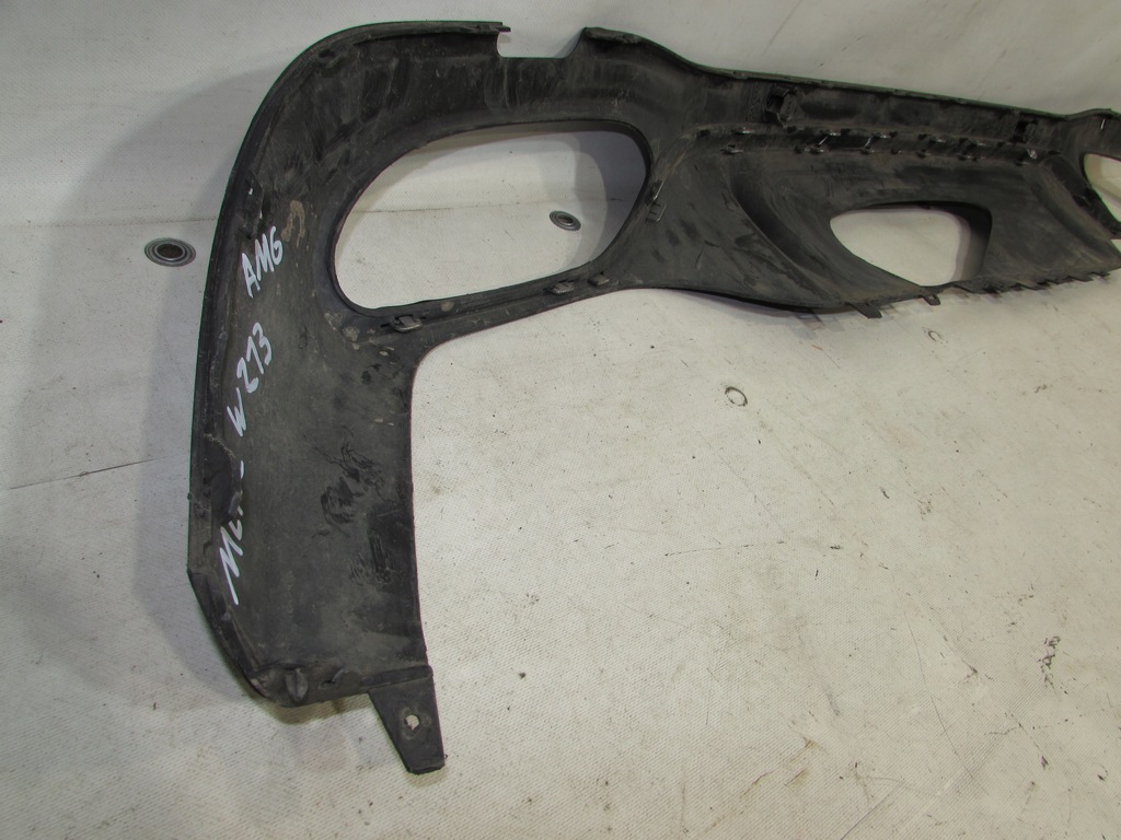 фото №12, Mercedes w213 диффузор накладка защита нижняя бампера задняя amg a2138851801