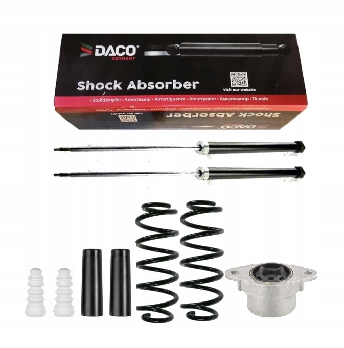 фото №1, Амортизаторы daco задняя полный набор крепления пружины ford fiesta 5 jh,jd